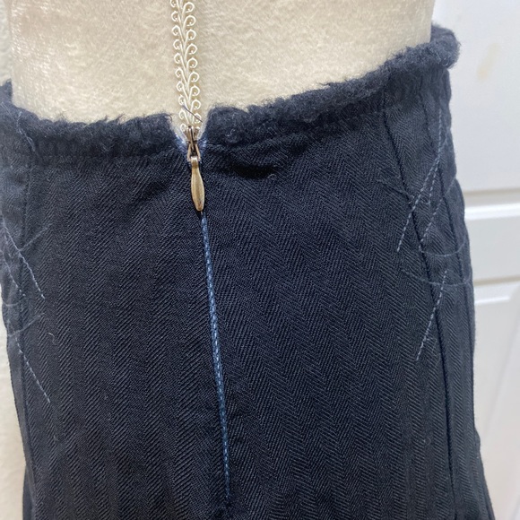 Weekend max mara black pleated wool skirt - Picture 4 of 9